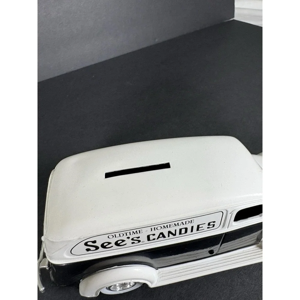 ERTL 1938 Chevy Panel Truck See's Candies Bank Diecast Promo Coin Bank No Box